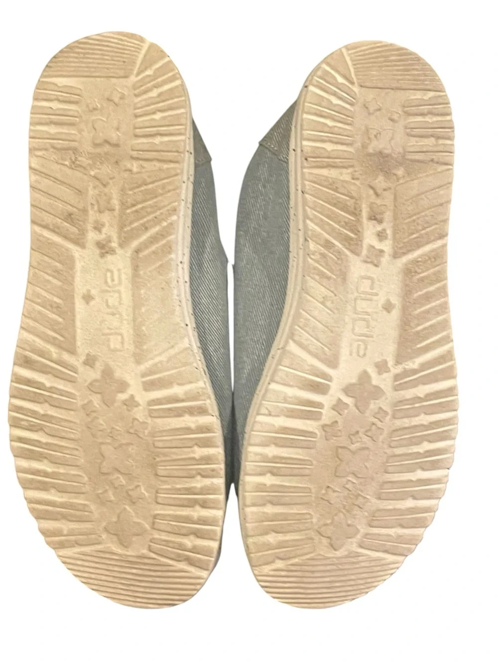 Hey Dude Beige Palm-Print Slip-On Loafers with Coral Lining - Picture 6 of 7